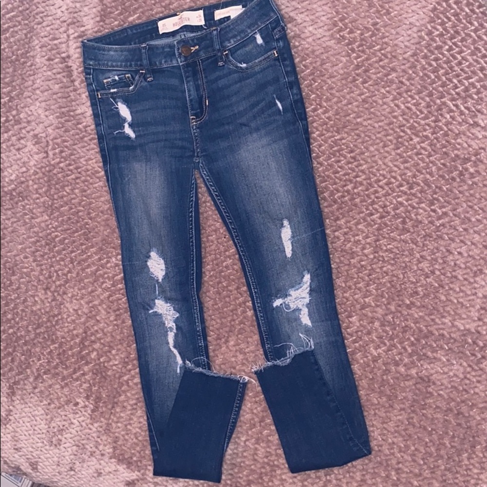Hollister low rise super skinny jeans